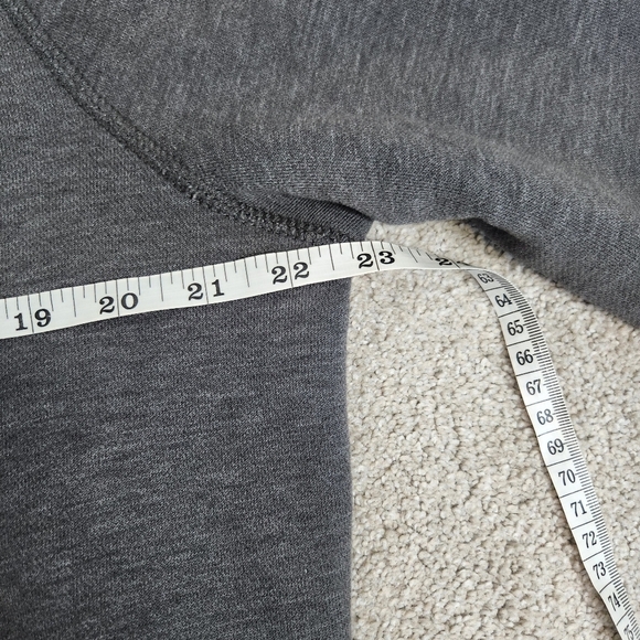 Hollister VTG Y2K 2000s Skater Half Zip Hooded Sweatshirt Grey Hoodie Size XL - Picture 8 of 16